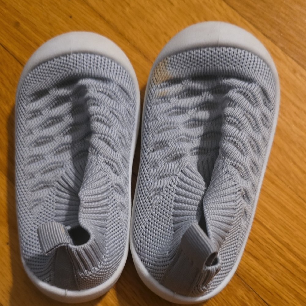 Gray Toddler Walking Shoes